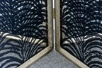 Room Divider, Herero 4 Panel Decorative Screen - Black