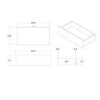 Skye - Marble Chest - White
