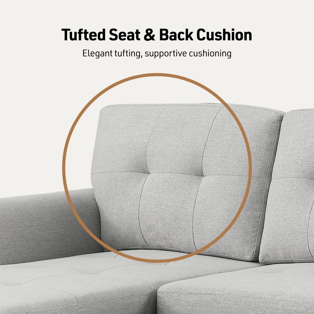 Lucca - Reversible Sleeper Sectional Sofa With Storage Chaise