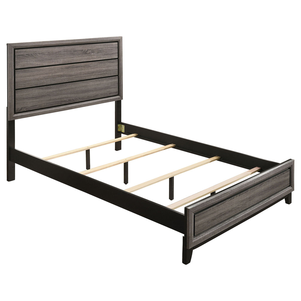 Watson Five-piece Queen Bedroom Set Grey Oak