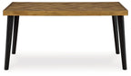 Blondon - Rectangular Drm Table Set (Set of 7) - Brown / Black