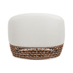 Willow - Upholstered Patio Deep Seating Armchair, Wicker Frame