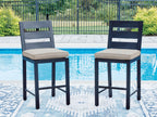 East Beach - Barstool (Set of 2) - Blue
