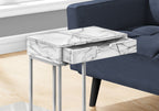 Accent Table, C - Shaped Contemporary & Modern Design