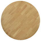 Elowen Round 42-inch Solid Wood Dining Table Light Walnut