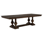 Ridgewell 9-piece Rectangular Trestle Dining Set Dark Oak