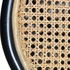 Rattan Dining Chair (Set of 2) - Black Multi