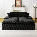 Double Chaise Lounge With Full Compressed Sponge