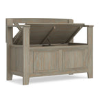 Amherst - Small Transitional Entryway Storage Bench