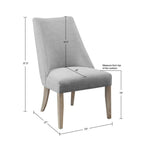 Winfield - Upholstered Dining Chair (Set of 2) - Light Gray