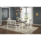 Mountina - Bench - Brown / White