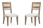 Plum Creek - Upholstered Side Chair With Wood Back (Set of 2)