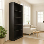 5 Tier Bookshelf Storage Cabinet With Anti-Tip Kit