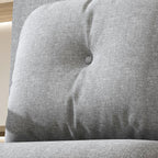 3 In 1 Convertible Folding Sofa Bed With Adjustable Backrest And Pillow