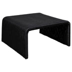 Cahya Woven Rattan Square Coffee Table Black