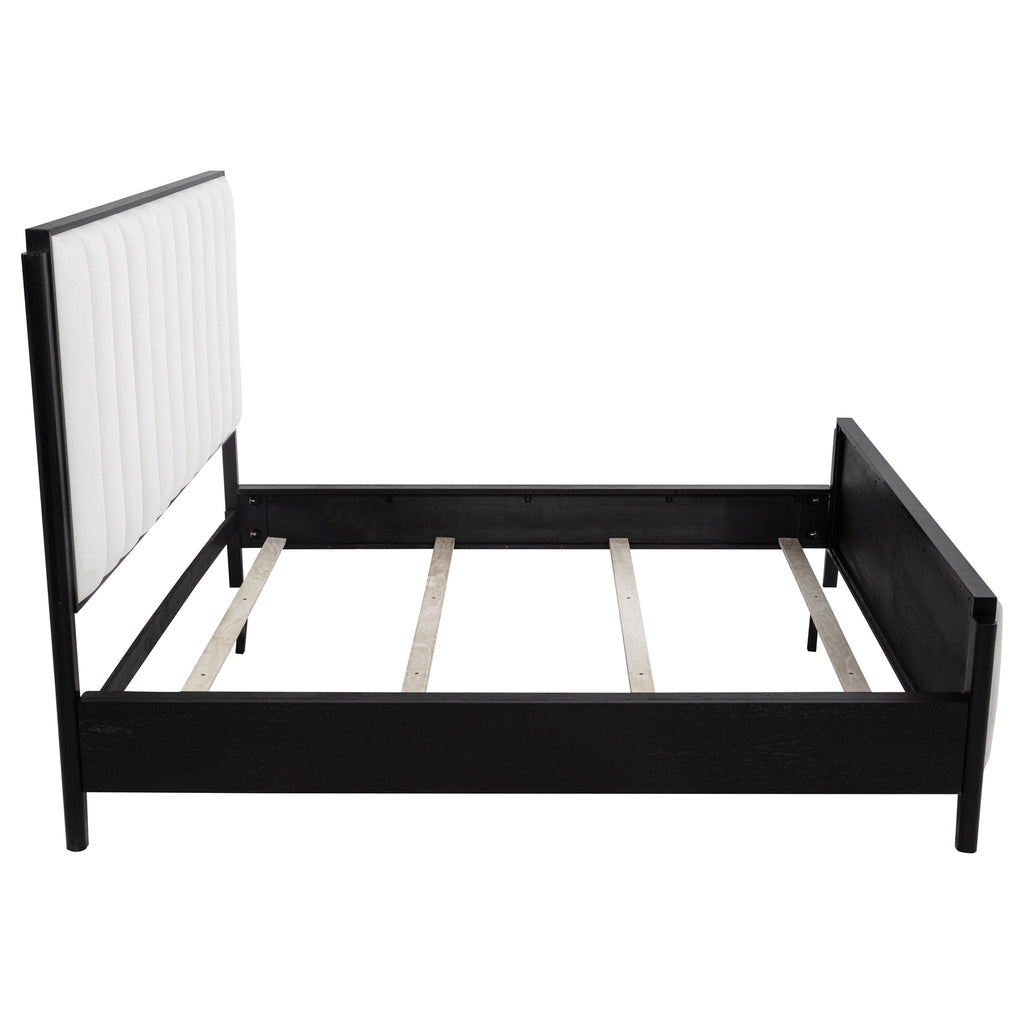 Brookmead 60-inch Upholstered California King Bed Black