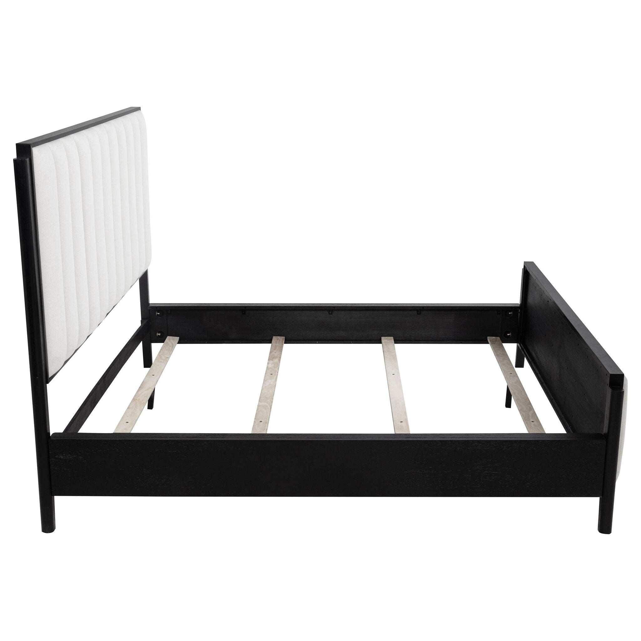 Brookmead 60-inch Upholstered California King Bed Black