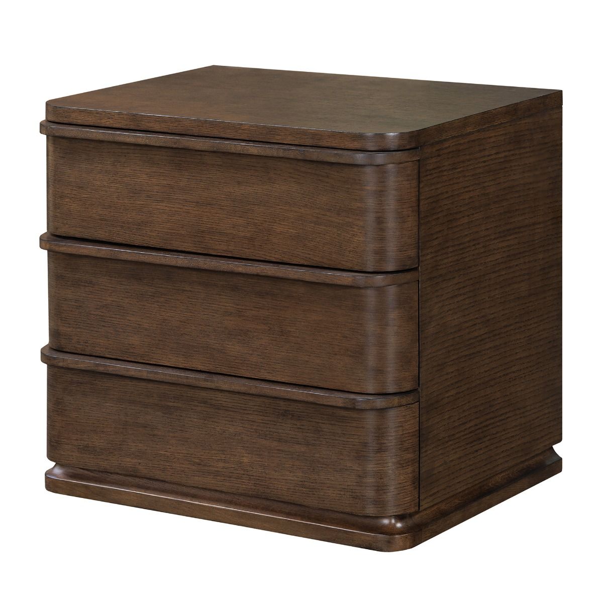 Zoey - Nightstand - Brown Oak