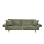Luxury Foldable Double Sofa Bed With Folding Armrests