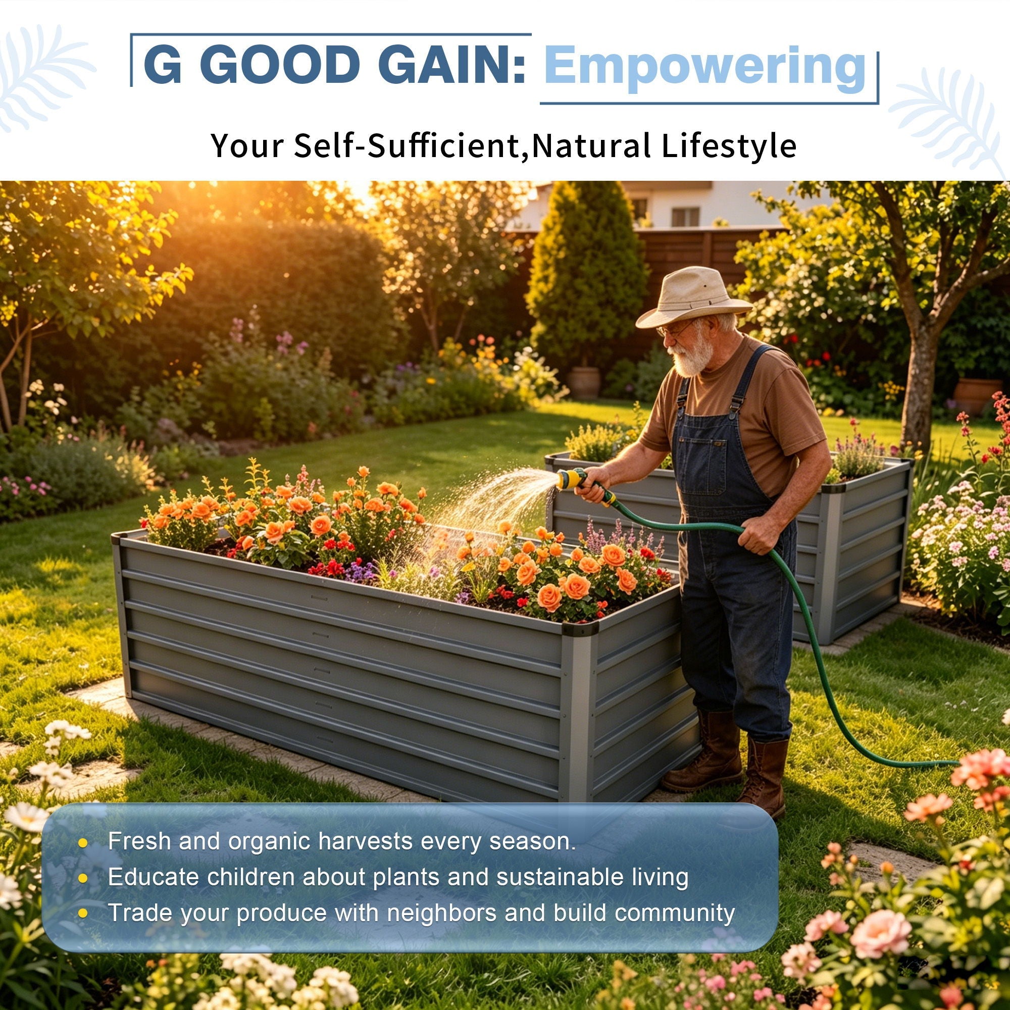 Large Garden Bed For Outdoor