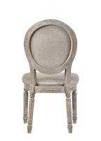 Faustine - Side Chair (Set of 2) - Tan Fabric & Salvaged Light Oak
