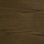 Kessler Round Sculptural Wood Coffee Table Brown