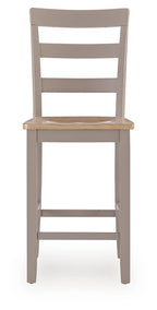 Harperfeld - Barstool (Set of 2) - Natural / Gray