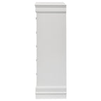Louis Philippe 5-drawer Bedroom Chest White