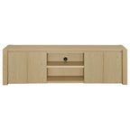 Laurelton 78-inch 4-door TV Stand Media Console Light Oak