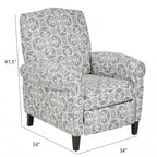 Kirby - Transitional Push Back Recliner Chair