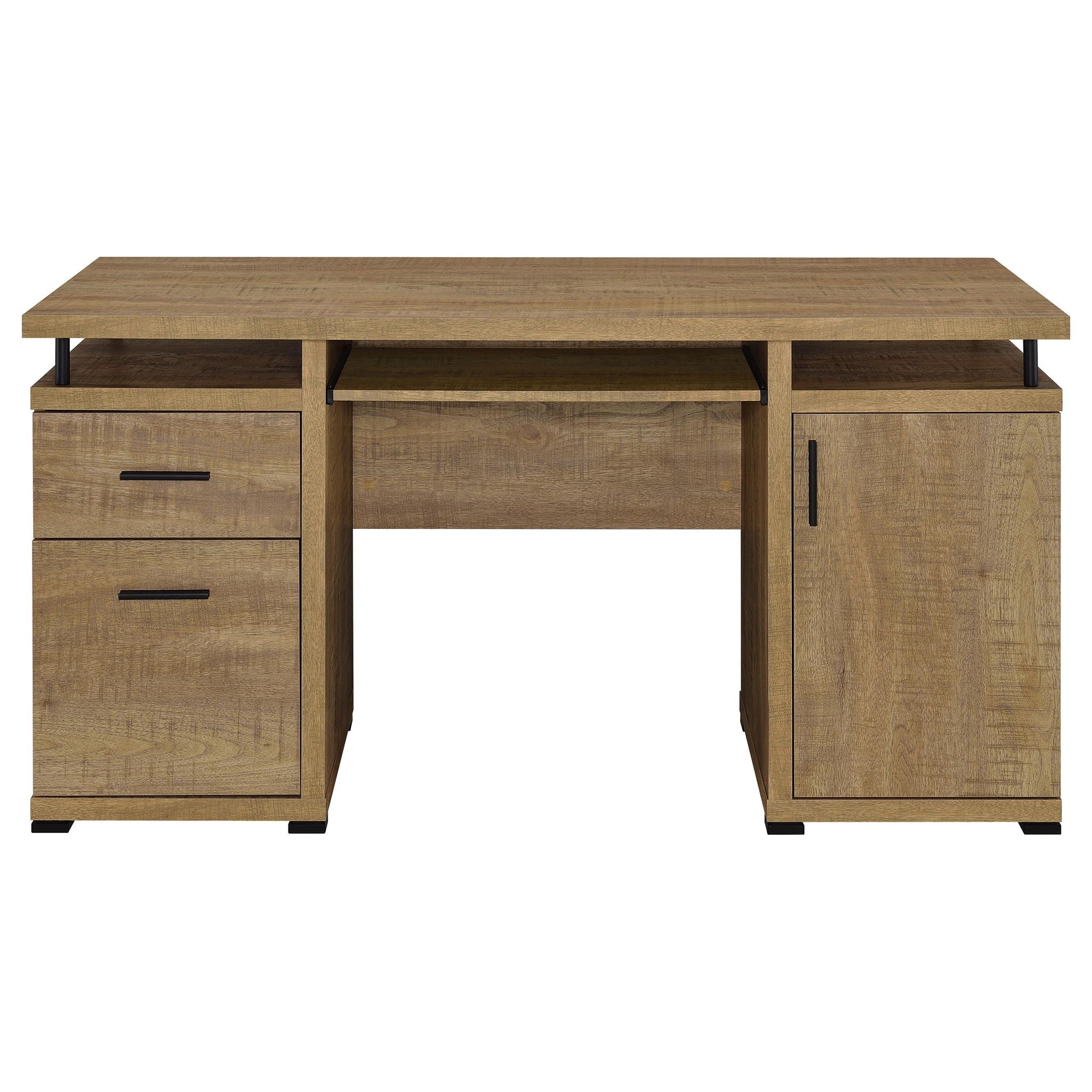 Tracy 55-inch 2-drawer Office Computer Desk Mango