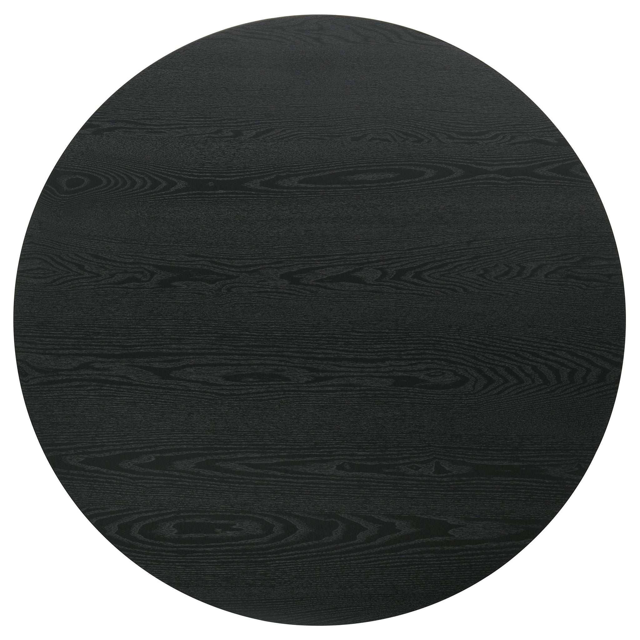 Hamlyn 43-inch Round Wood Counter Height Dining Table Black