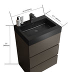 Alice - Bathroom Vanity With Sink, Large Storage Freestanding