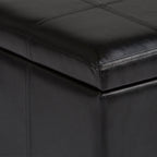 Amelia - Transitional Storage Ottoman Bench