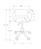 Office Chair, Adjustable Height, Swivel, Ergonomic, Armrests, Contemporary