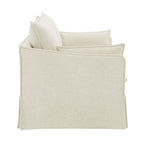 Shane - Loveseat With 2 Pillows - Beige Linen