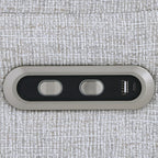 Eastre - Power Motion Sofa With USB Port - Beige Chenille