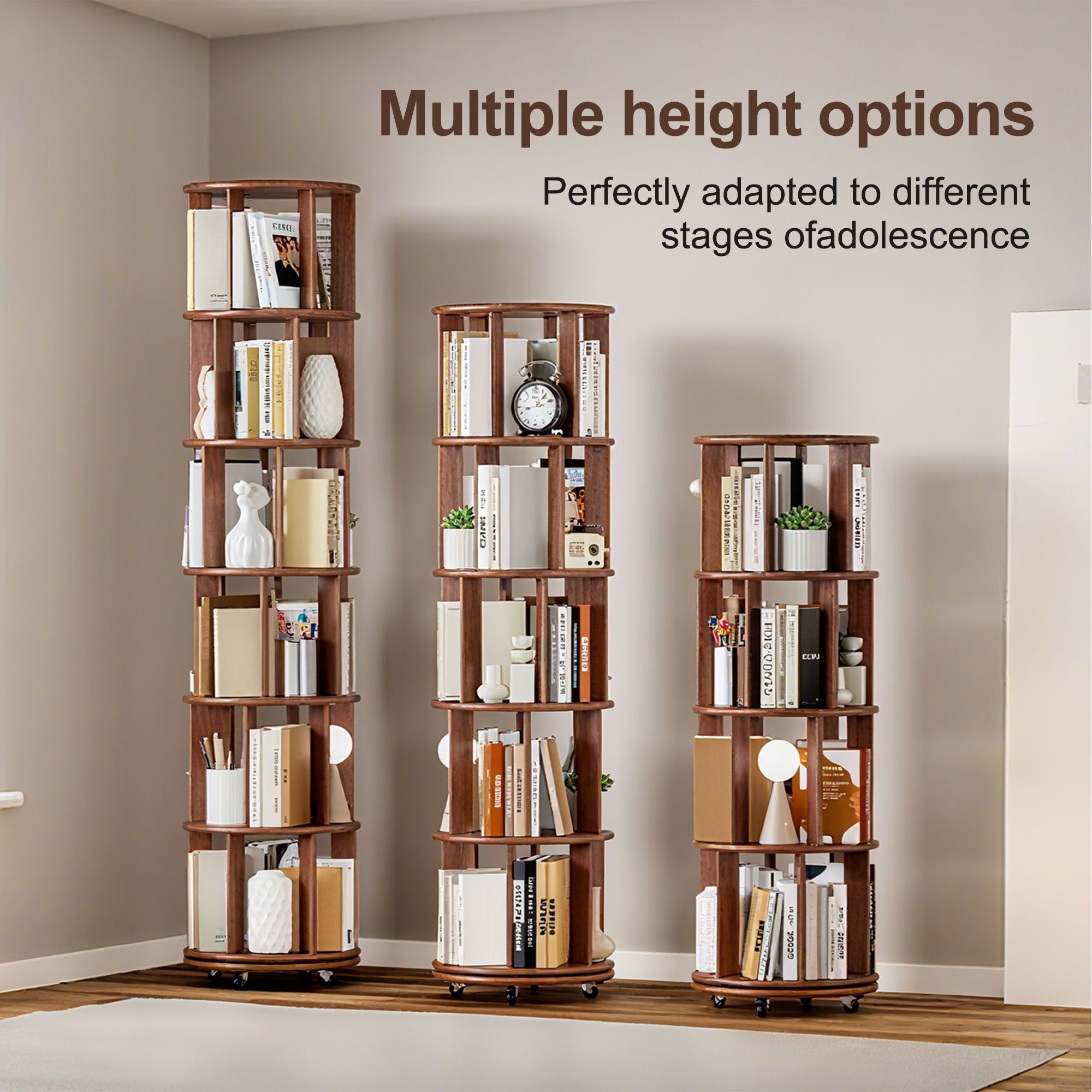 Multi Functional Double Layer Bookshelf