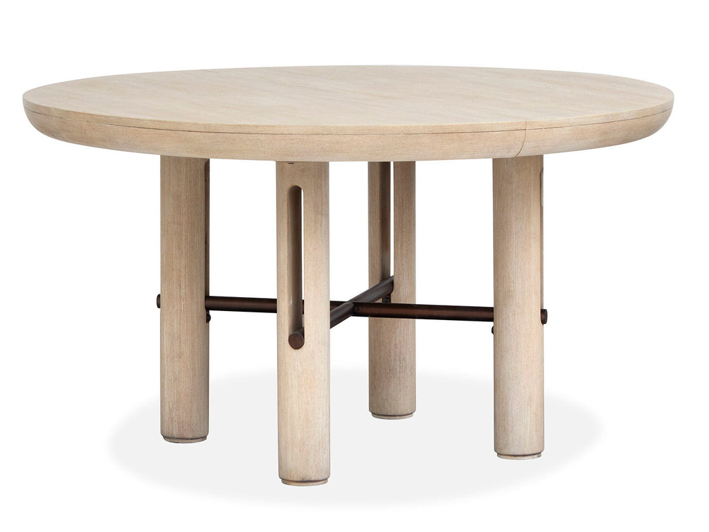 Sunset Cove - Extendable Round Dining Table - Sanibel Brown