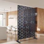 Outdoor & Indoor Metal Privacy Freestanding Decorative Screen