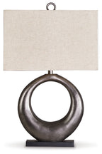 Saria - Metal Table Lamp  - Antique Silver Finish