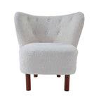 Zusud - Teddy Sherpa Accent Chair - White