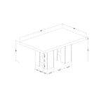 Jhoanna - Dining Table - Black