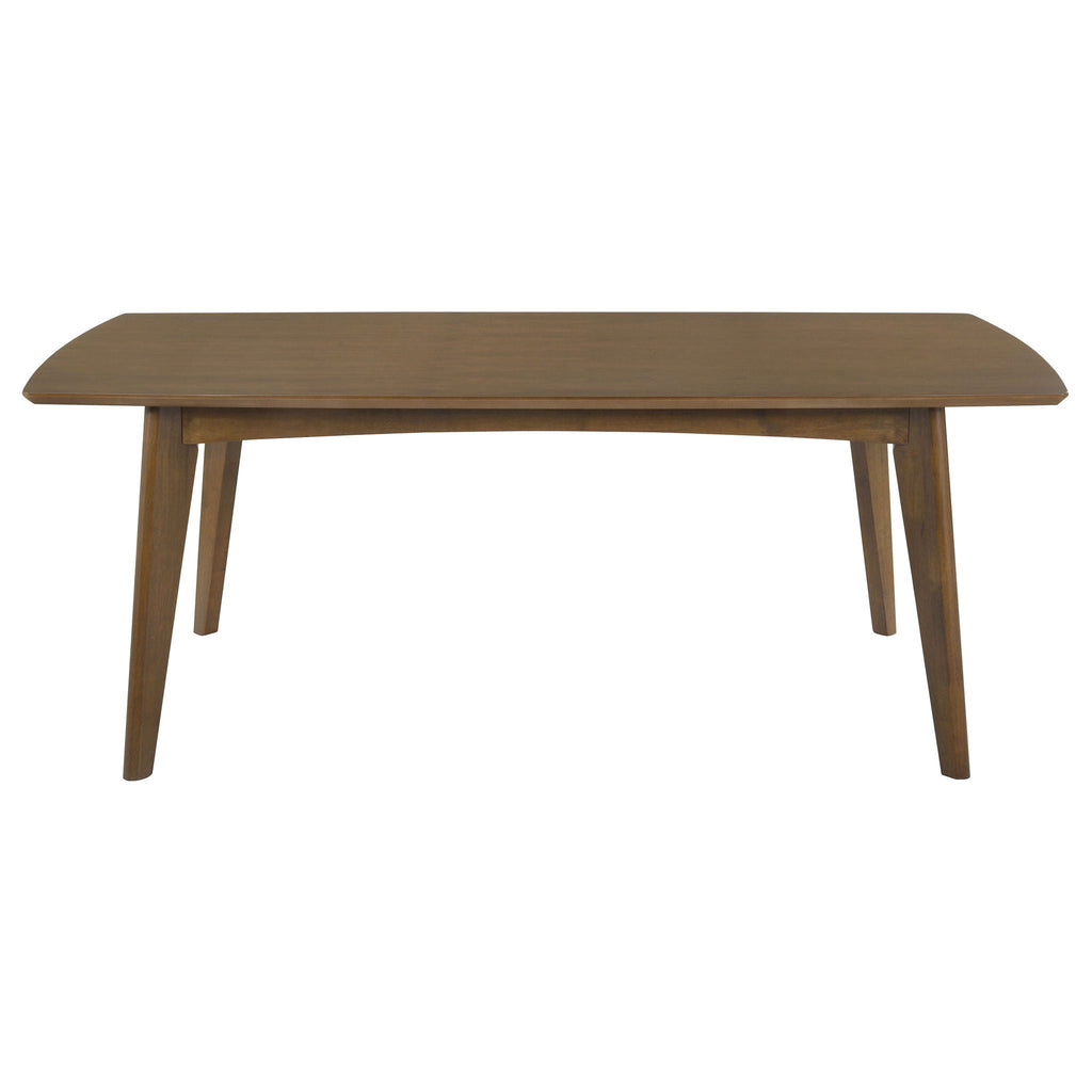 Malone Rectangular 78-inch Wood Dining Table Dark Walnut
