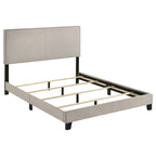 Boyd Upholstered Queen Panel Bed Ivory