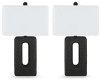Wimmings - Poly Table Lamp (Set of 2) - Black