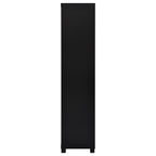Sachin 3-piece Entertainment Center 79-inch TV Stand Black