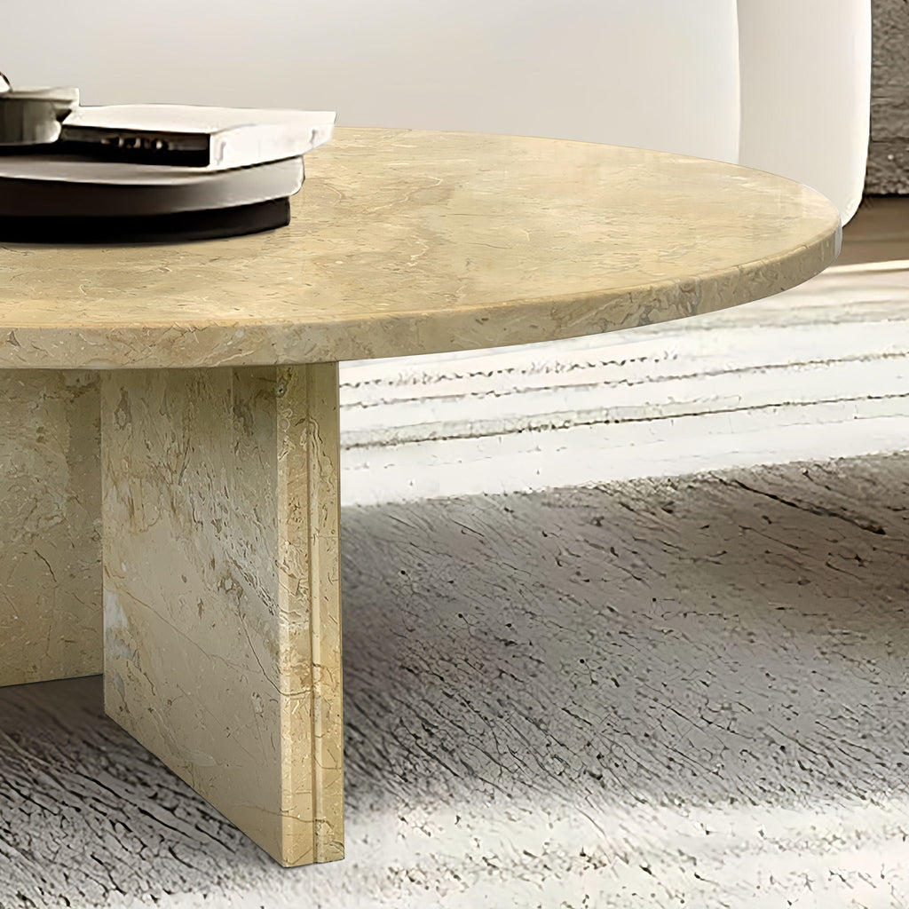 Luxury Coffee Table With Unique Veining, Unique Stone Design