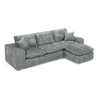Sectional Sofa With Moveable Ottoman