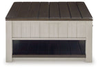 Darborn - Lift Top Cocktail Table - Gray / Brown